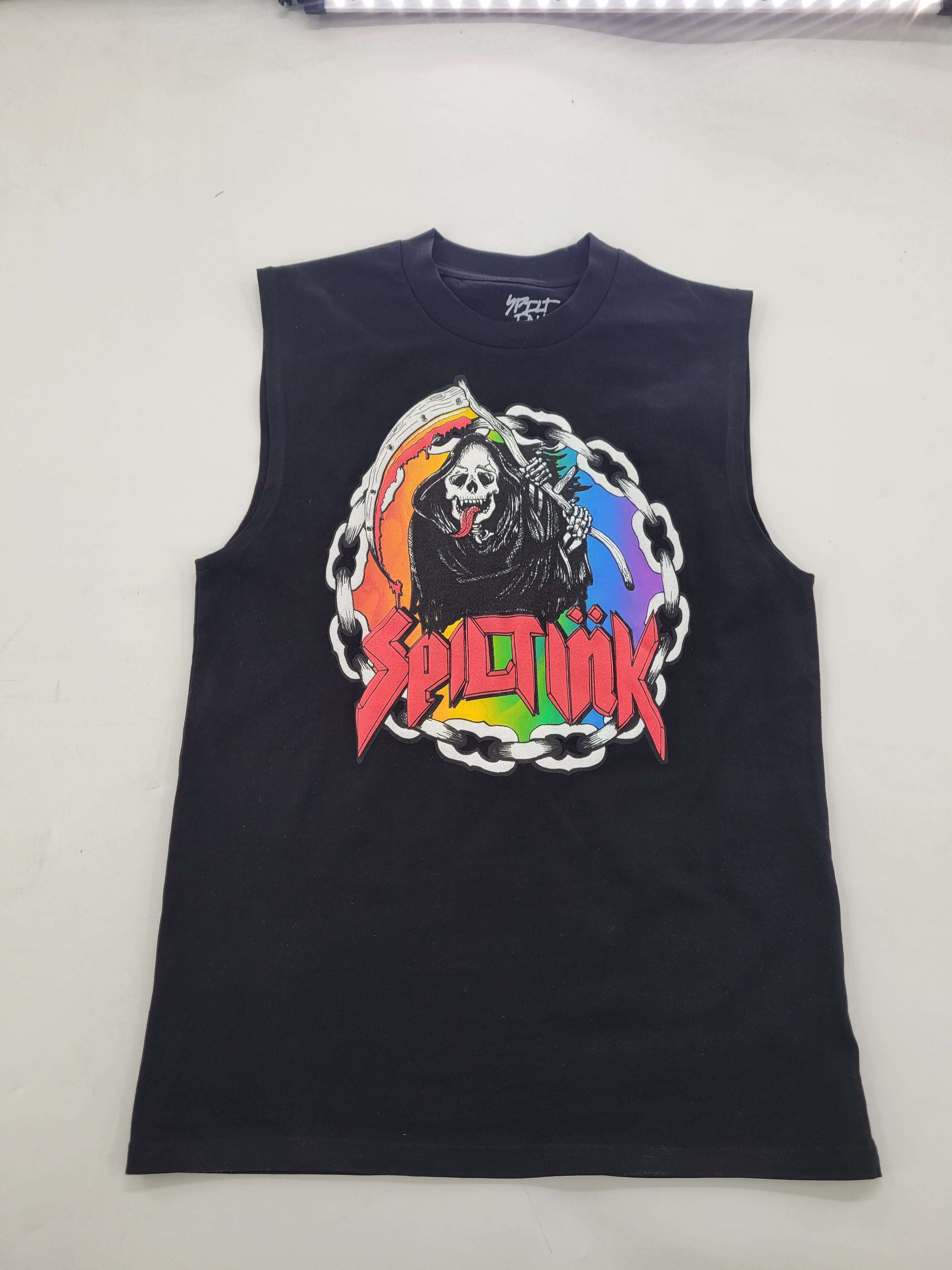 Spilt Ink Rainbow Sleeveless