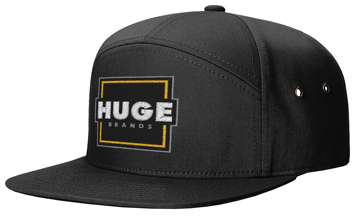 7 Panel Hat - Primary Logo