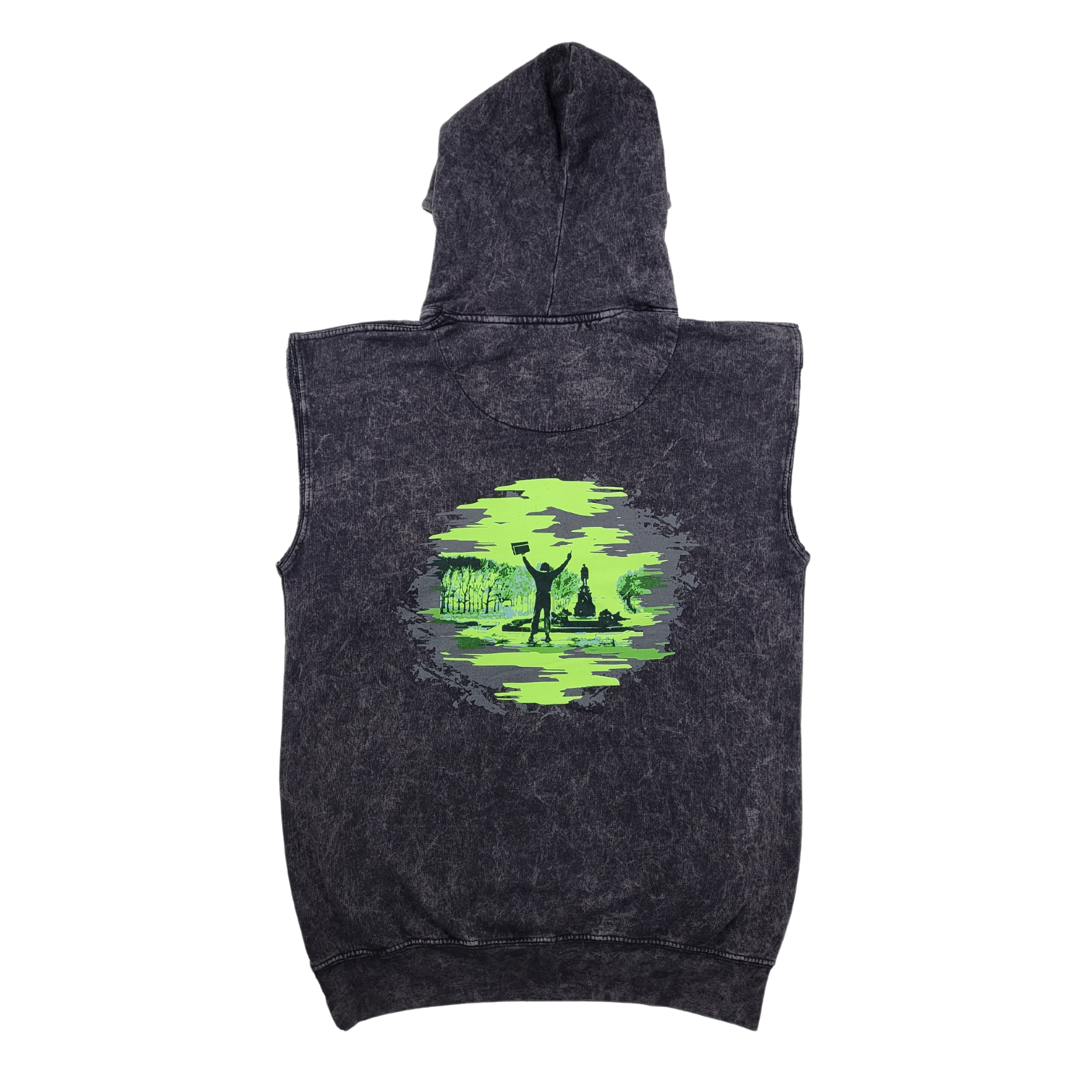Spilt Ink Sleeveless Hoodie