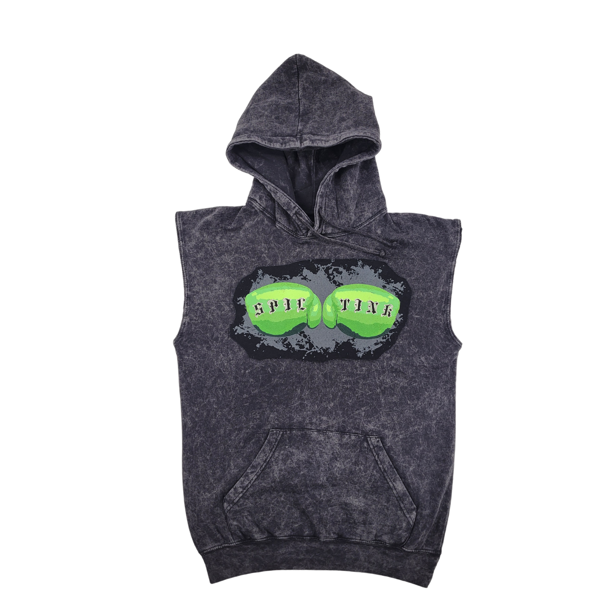 Spilt Ink Sleeveless Hoodie