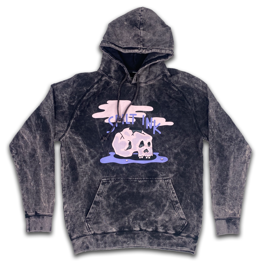 Spilt Ink Distressed Hoodie