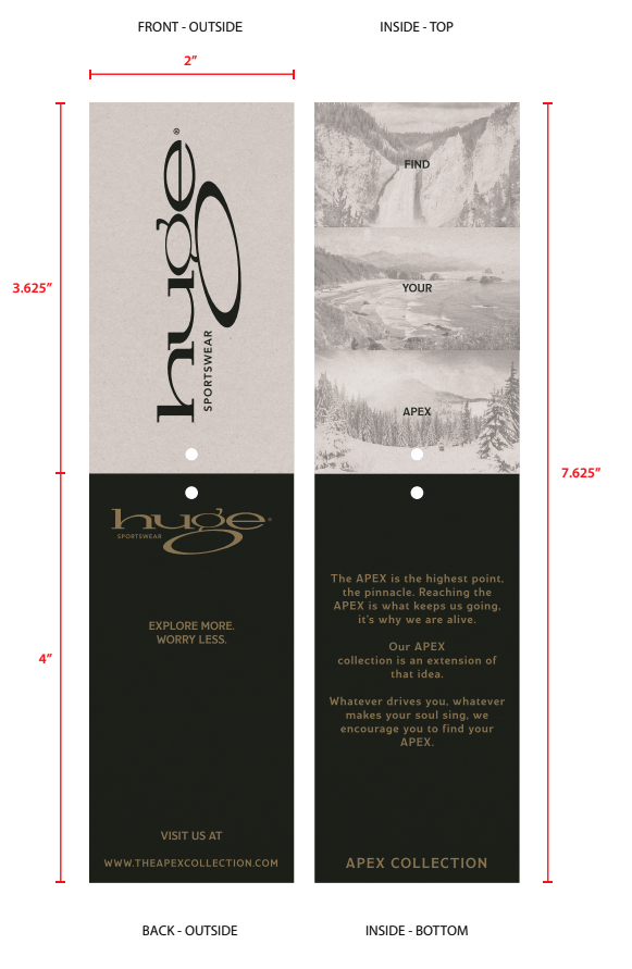 Apex Hangtags